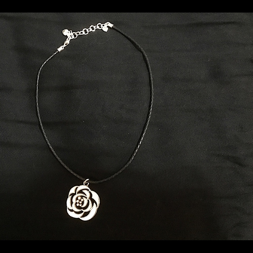 Retired Brighton Rose of Texas Flower Necklace